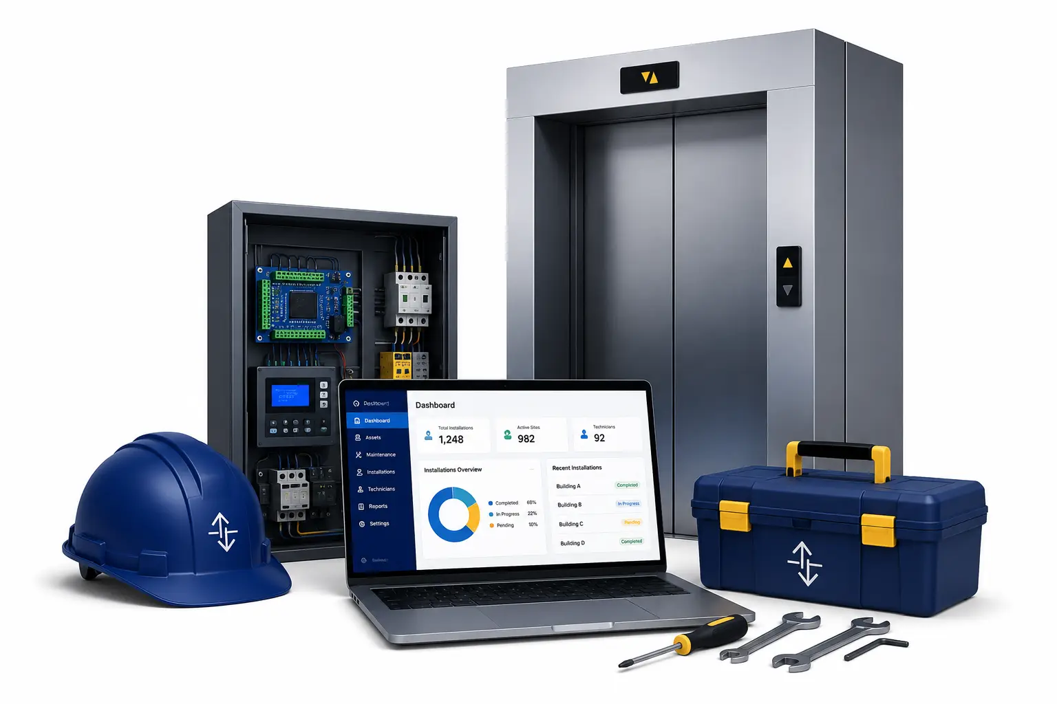 Elevator project management software for Gulf contractors