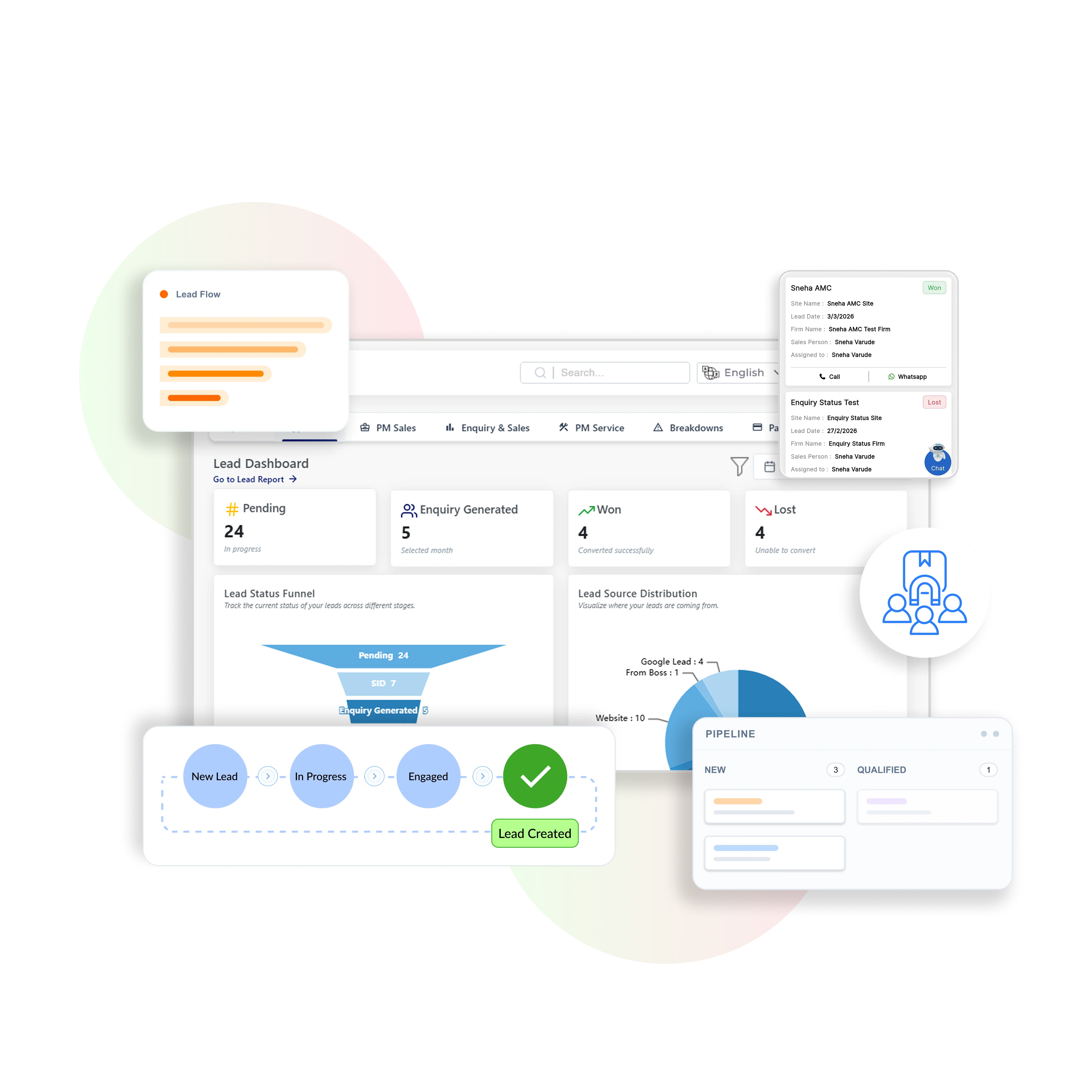 Elevator CRM & Lead Management